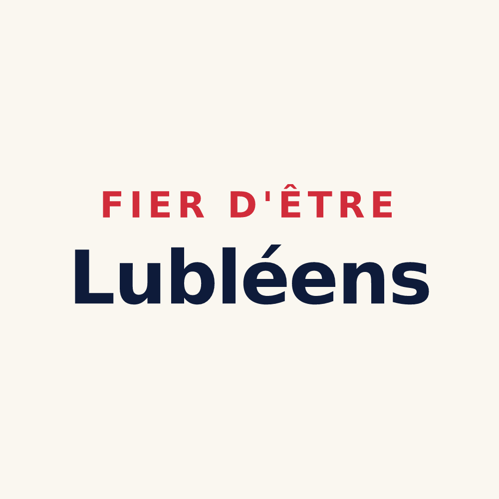 Tasse « Fier d'être Lubléens » — design pour Lublé