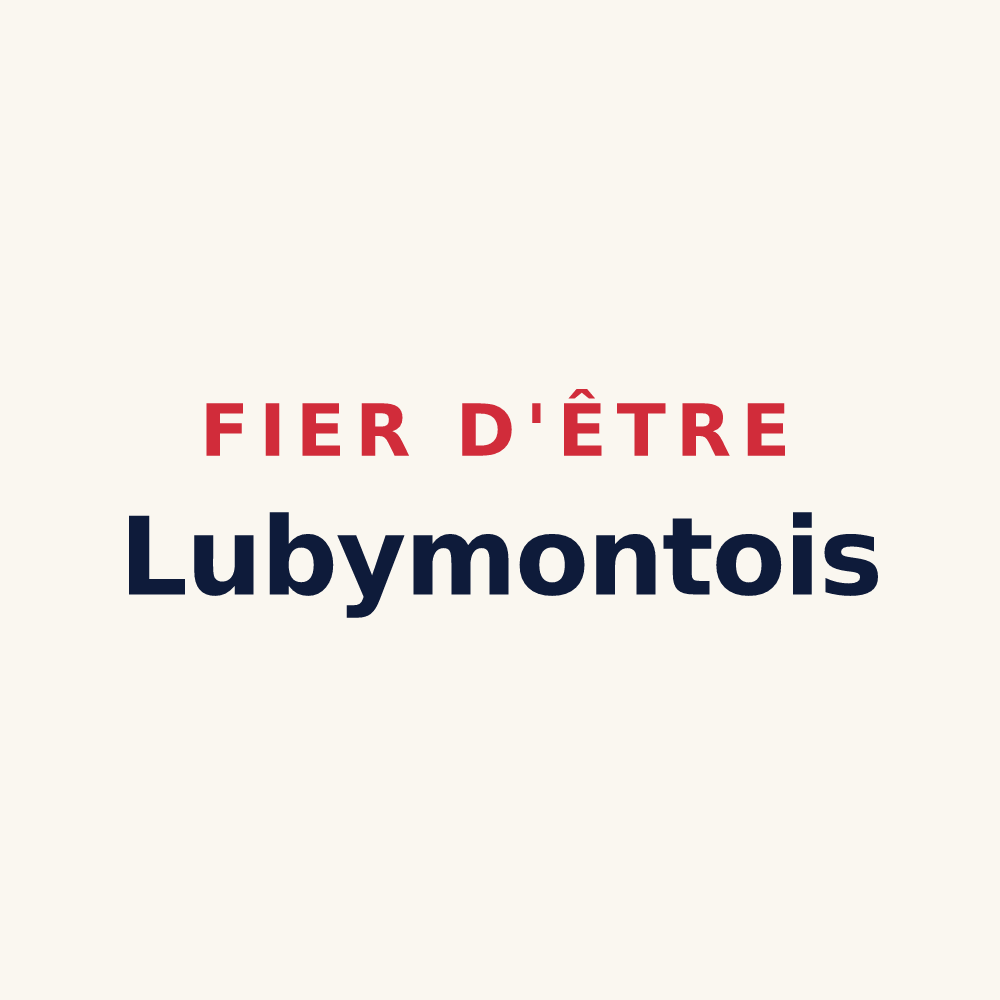Tasse « Fier d'être Lubymontois » — design pour Luby-Betmont