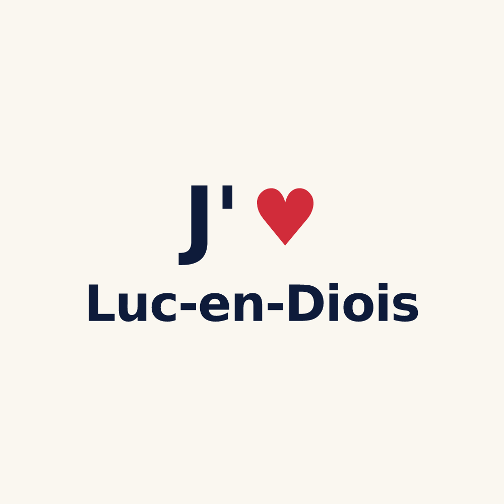 Tasse personnalisée Luc-en-Diois — design J'aime Luc-en-Diois