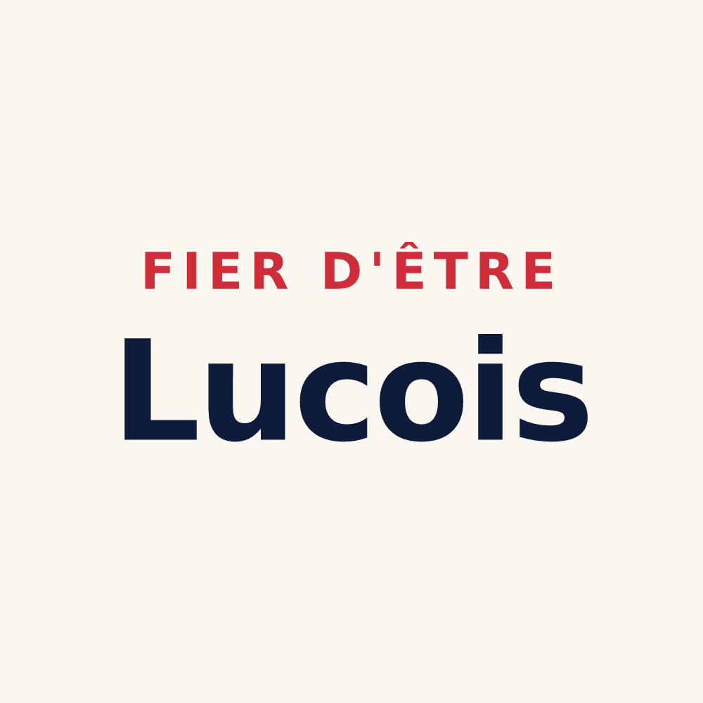 Tasse « Fier d'être Lucois » — design pour Luc-en-Diois