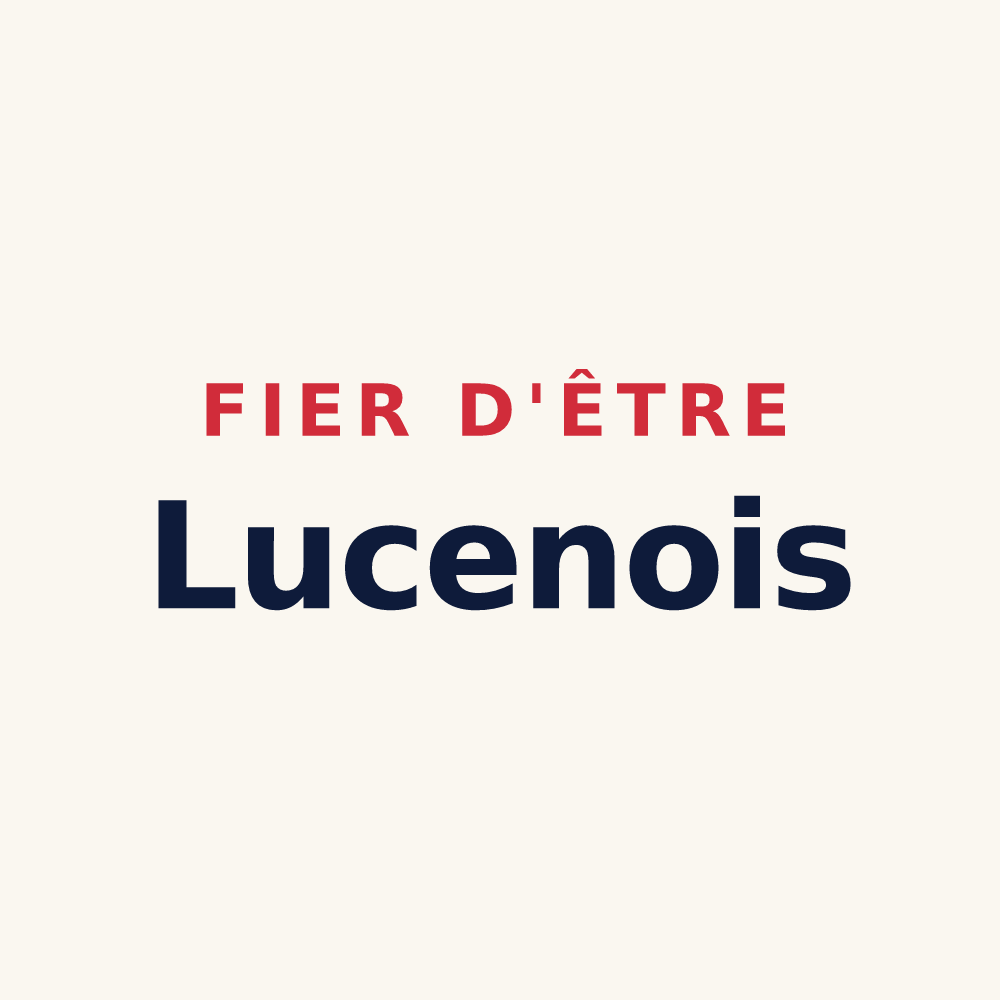 Tasse « Fier d'être Lucenois » — design pour Lucenay