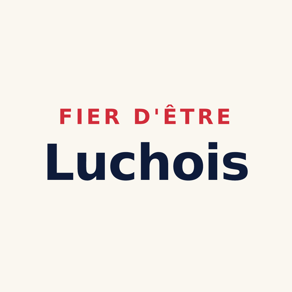 Tasse « Fier d'être Luchois » — design pour Luché-Pringé