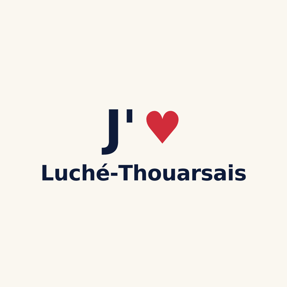Tasse personnalisée Luché-Thouarsais — design J'aime Luché-Thouarsais