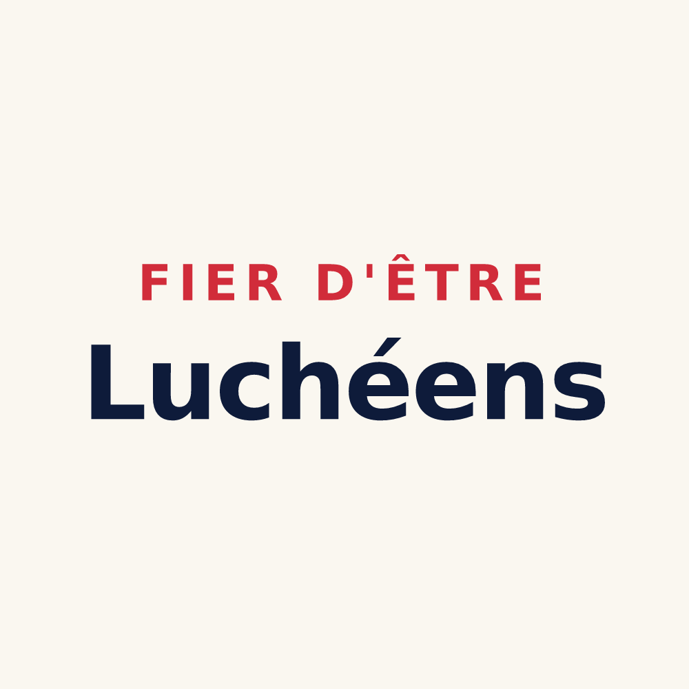 Tasse « Fier d'être Luchéens » — design pour Lucheux