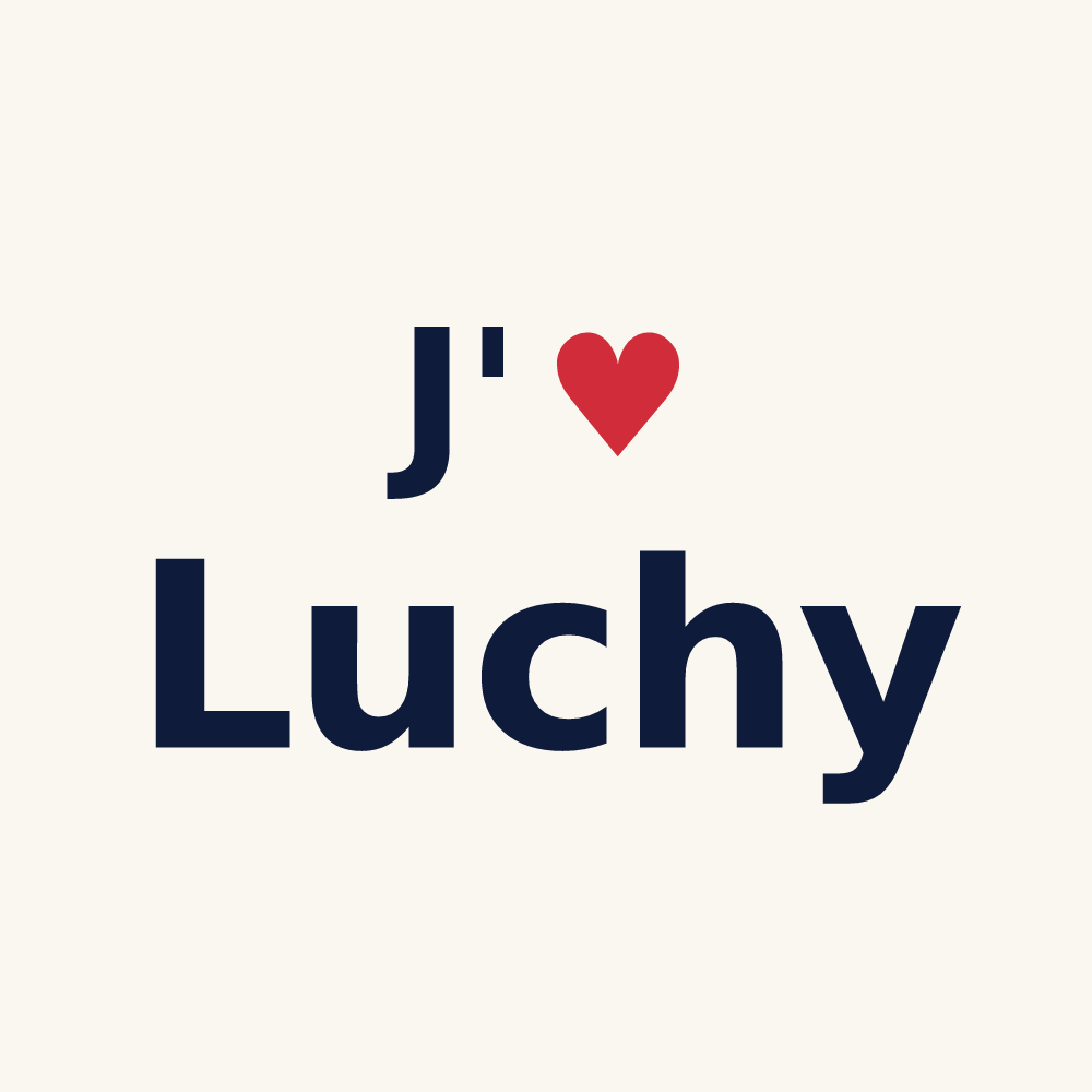 Tasse personnalisée Luchy — design J'aime Luchy