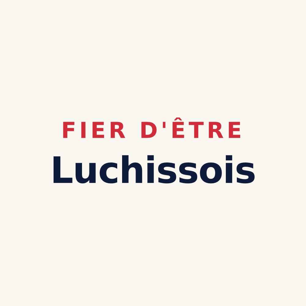 Tasse « Fier d'être Luchissois » — design pour Luchy