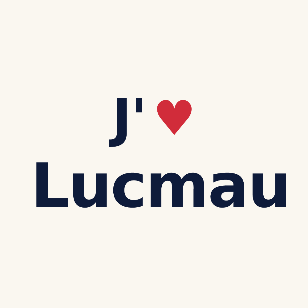 Tasse personnalisée Lucmau — design J'aime Lucmau