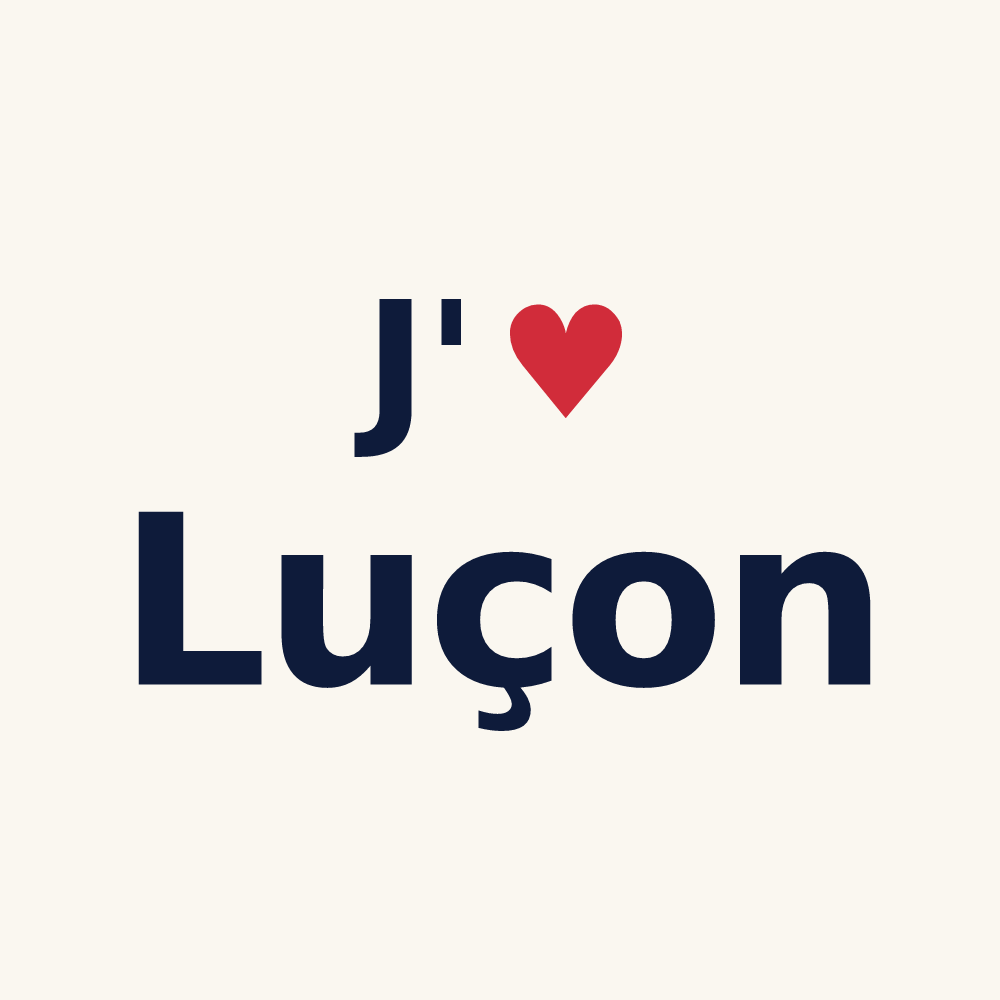 Tasse personnalisée Luçon — design J'aime Luçon
