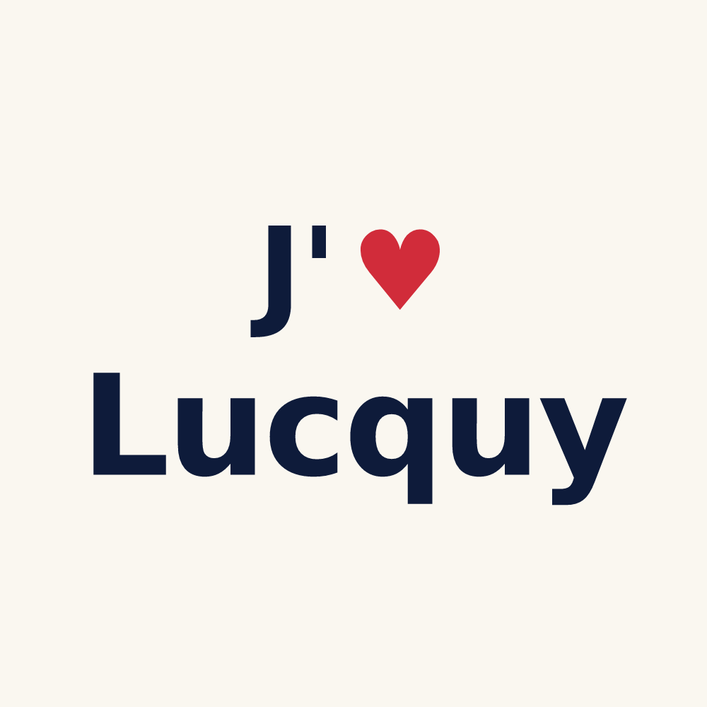 Tasse personnalisée Lucquy — design J'aime Lucquy