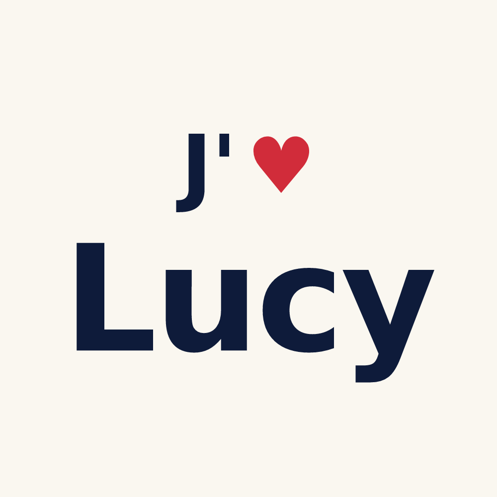 Tasse personnalisée Lucy — design J'aime Lucy