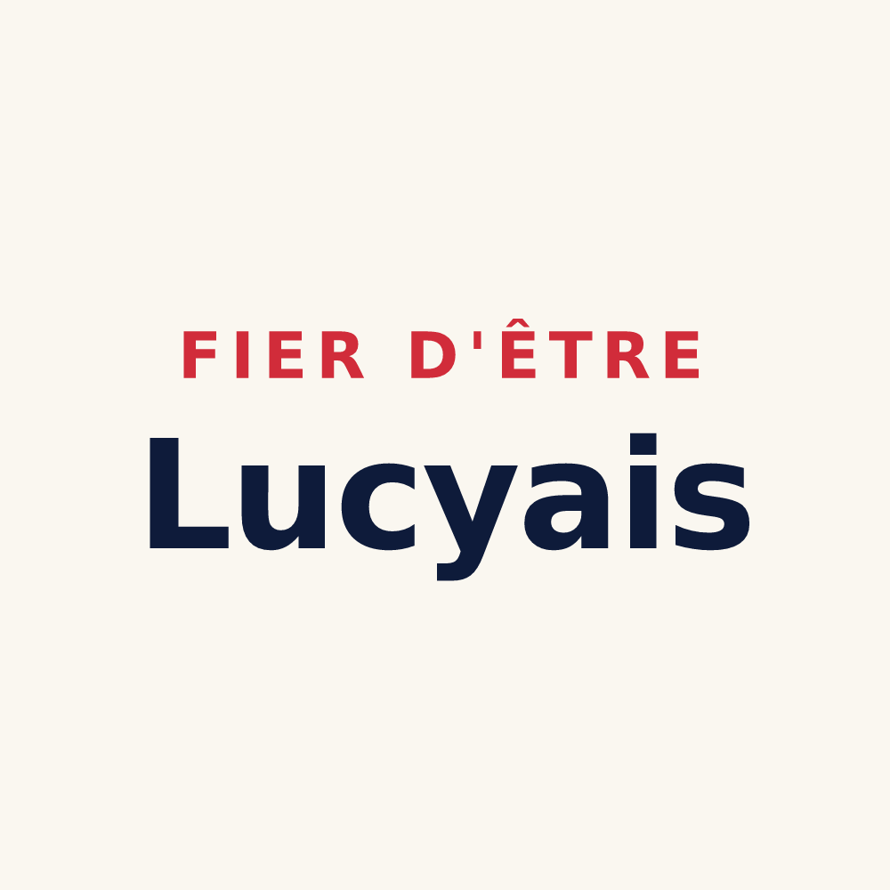 Tasse « Fier d'être Lucyais » — design pour Lucy