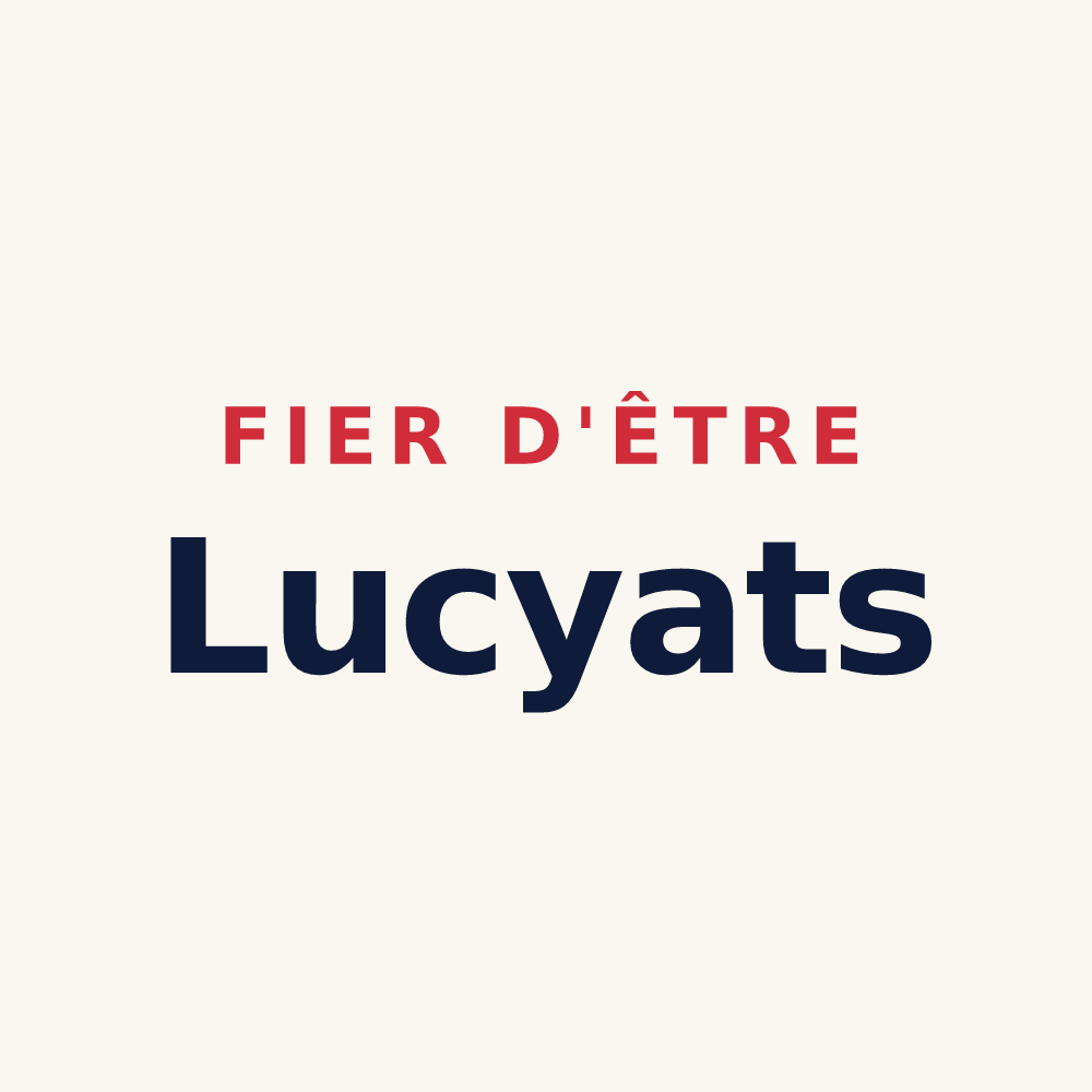 Tasse « Fier d'être Lucyats » — design pour Lucy-sur-Cure