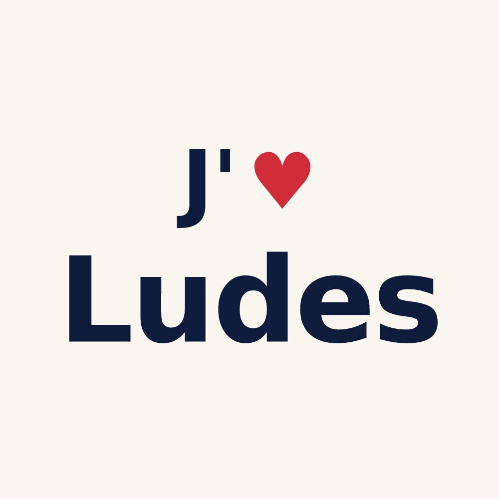 Tasse personnalisée Ludes — design J'aime Ludes