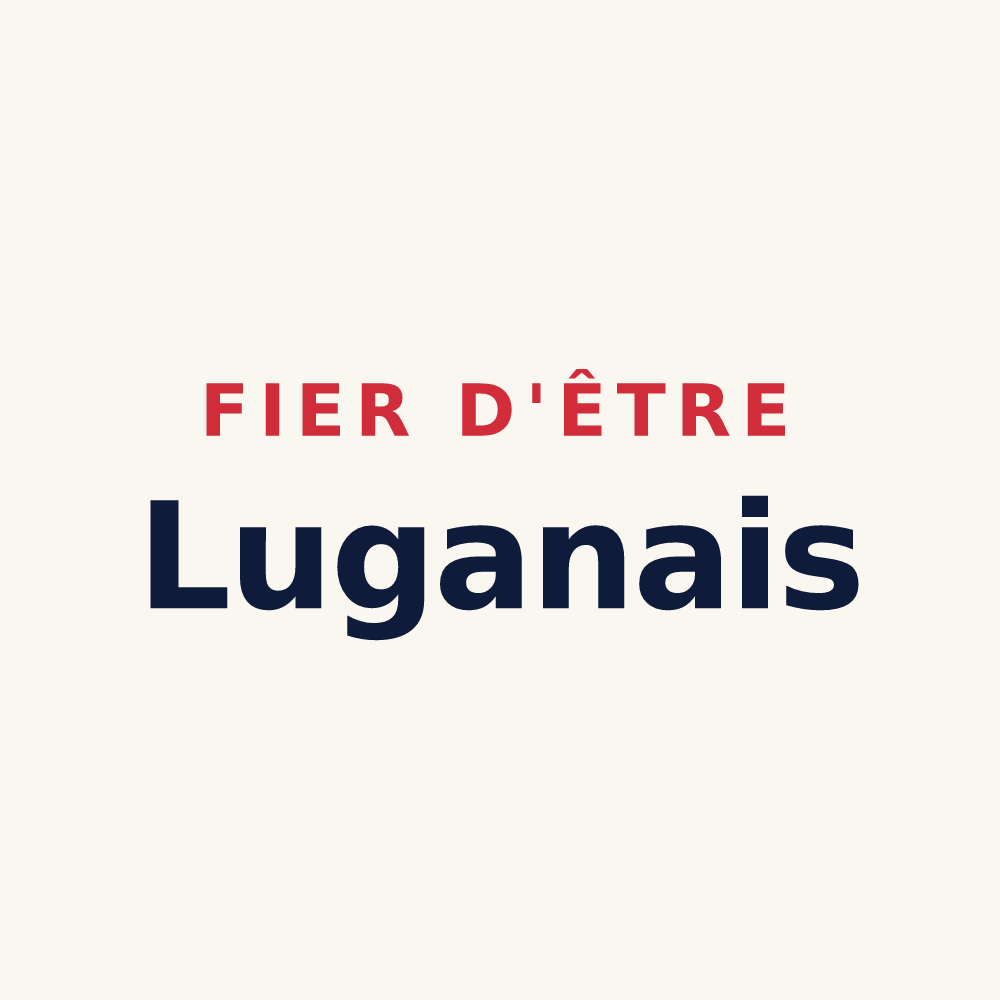 Tasse « Fier d'être Luganais » — design pour Lugan