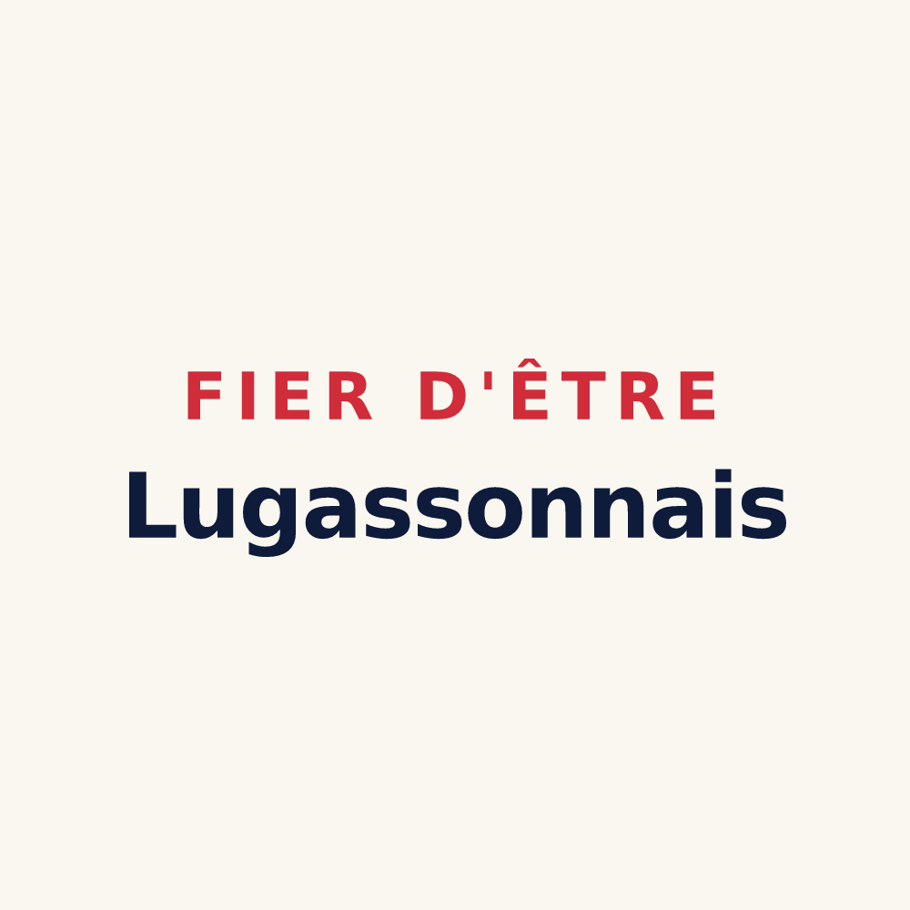Tasse « Fier d'être Lugassonnais » — design pour Lugasson