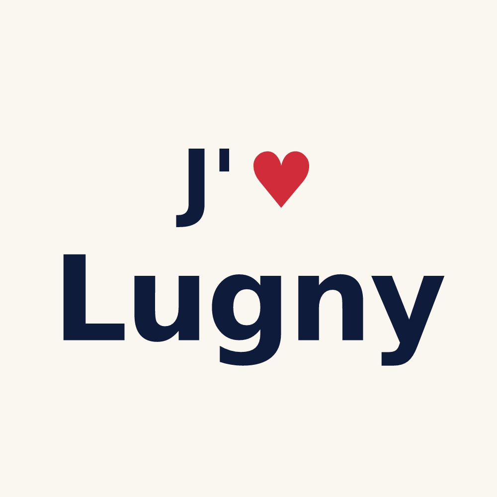 Tasse personnalisée Lugny — design J'aime Lugny