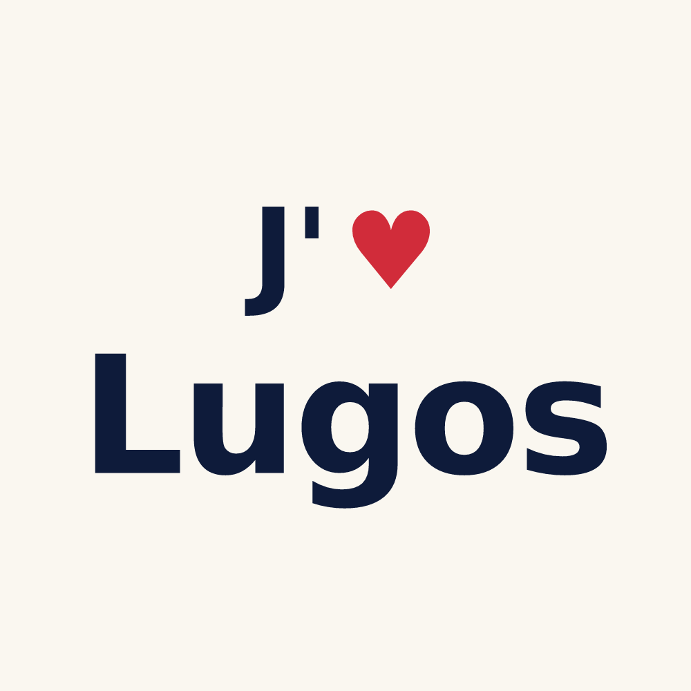 Tasse personnalisée Lugos — design J'aime Lugos