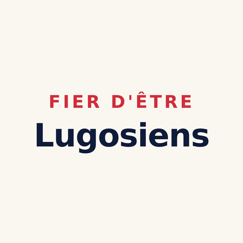 Tasse « Fier d'être Lugosiens » — design pour Lugos