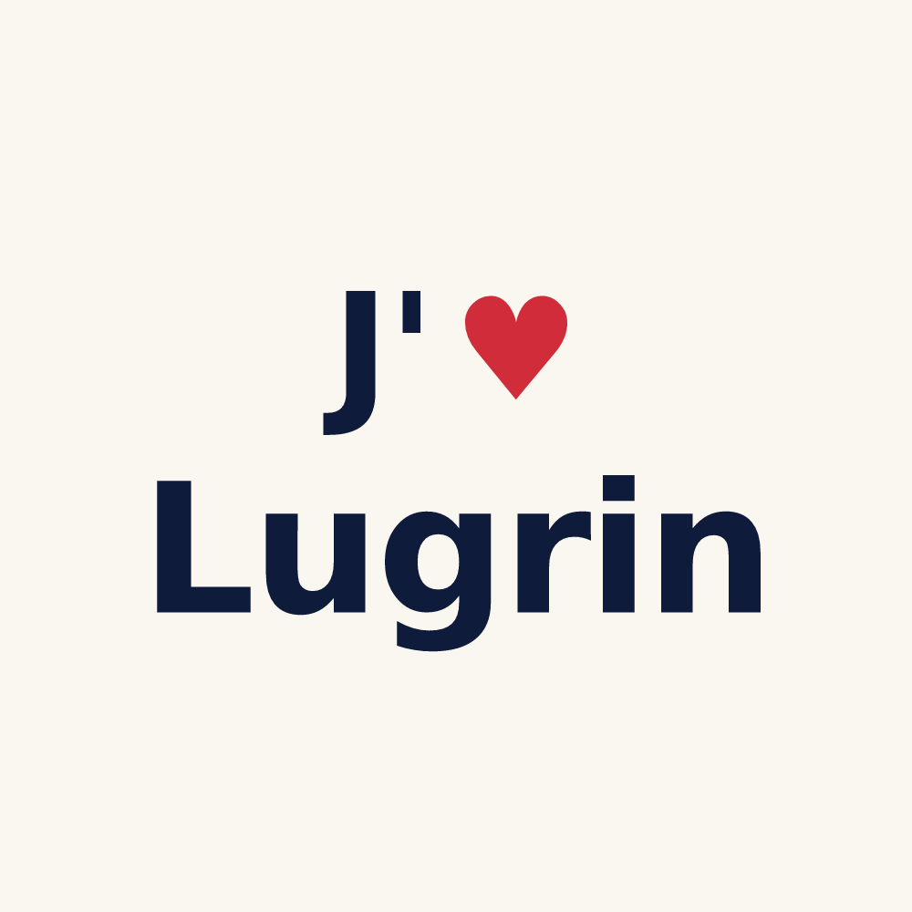 Tasse personnalisée Lugrin — design J'aime Lugrin