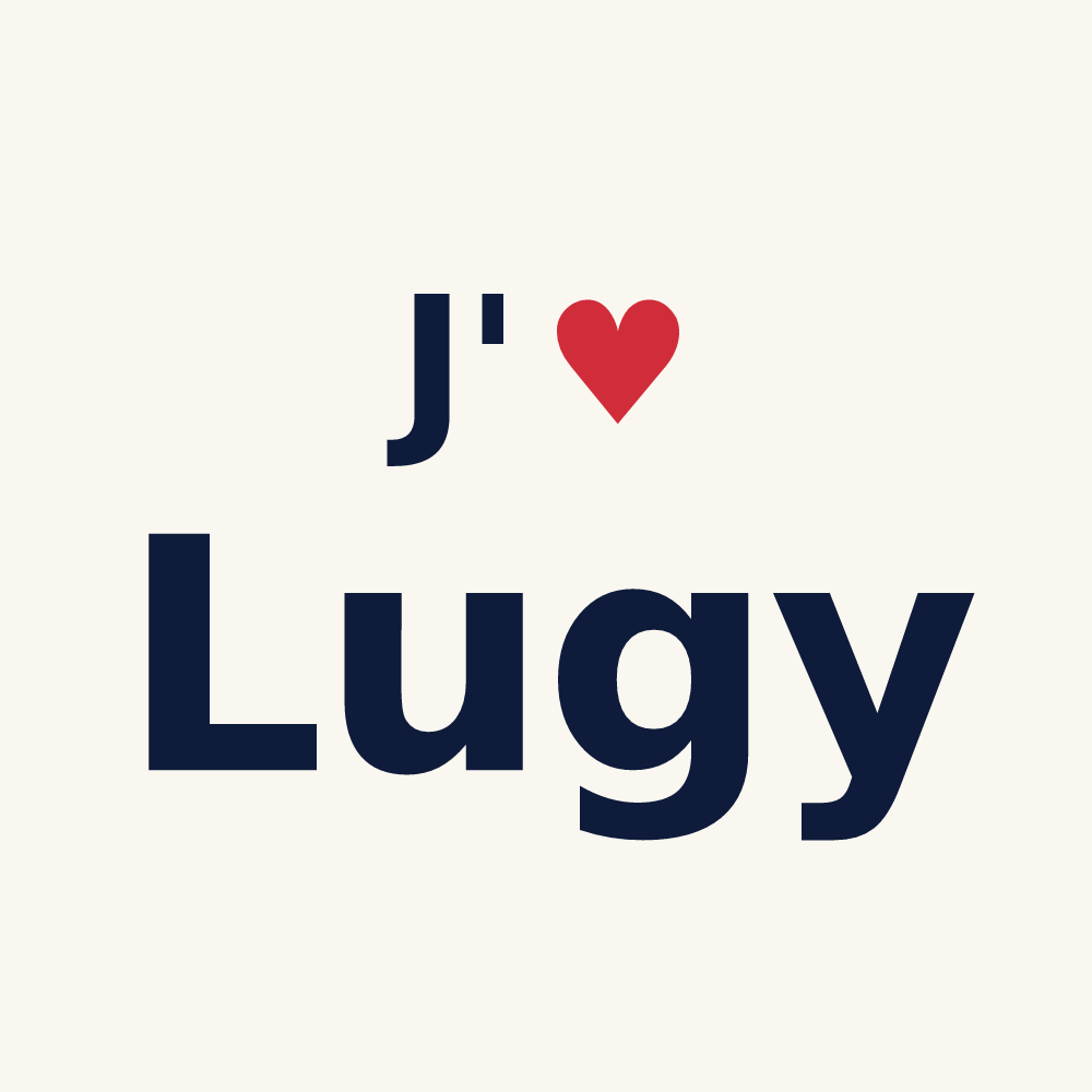 Tasse personnalisée Lugy — design J'aime Lugy