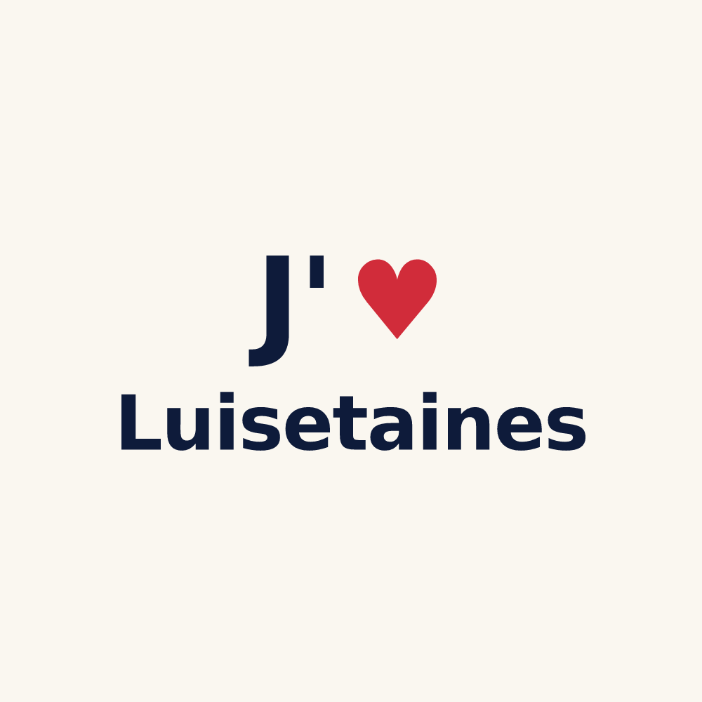 Tasse personnalisée Luisetaines — design J'aime Luisetaines