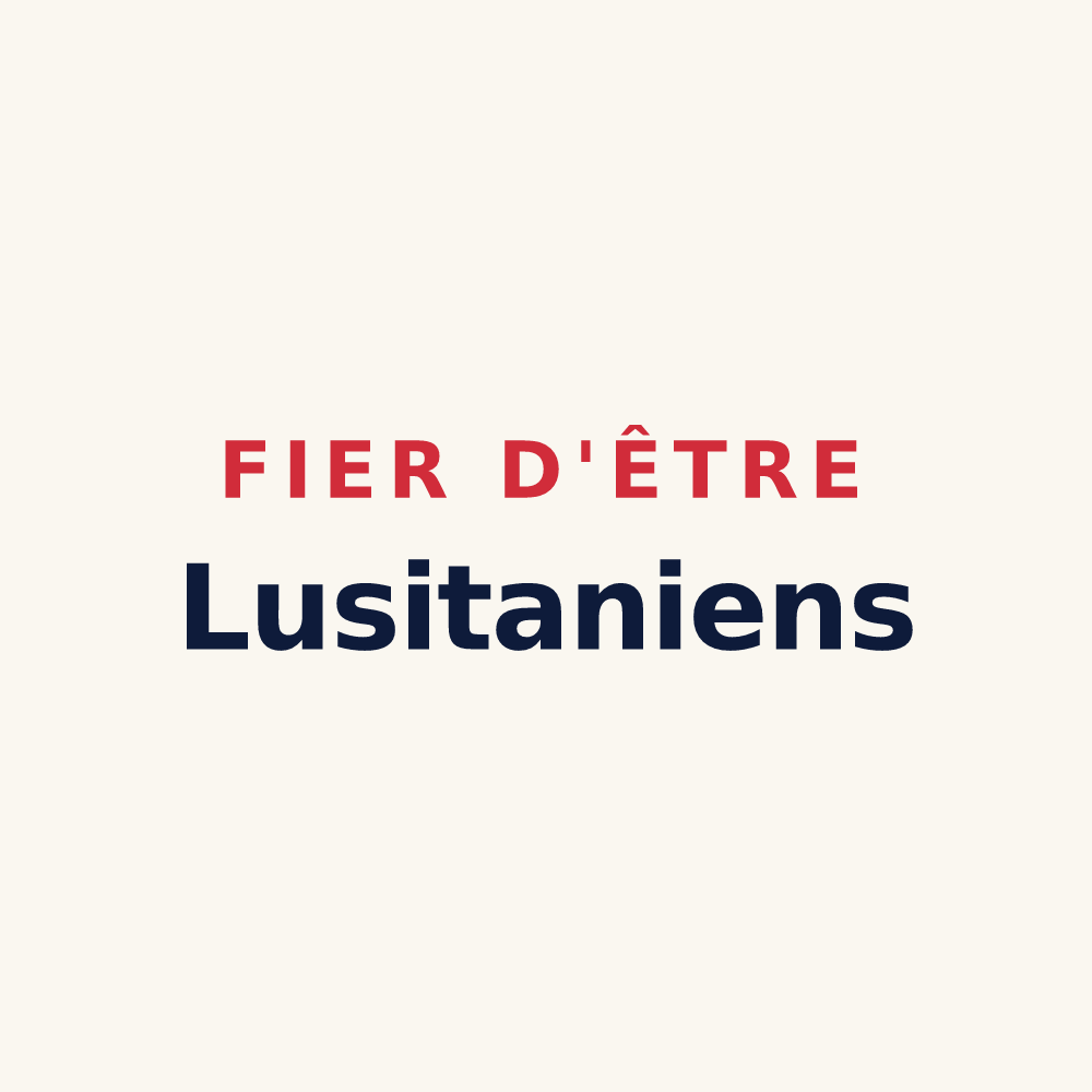 Tasse « Fier d'être Lusitaniens » — design pour Luisetaines