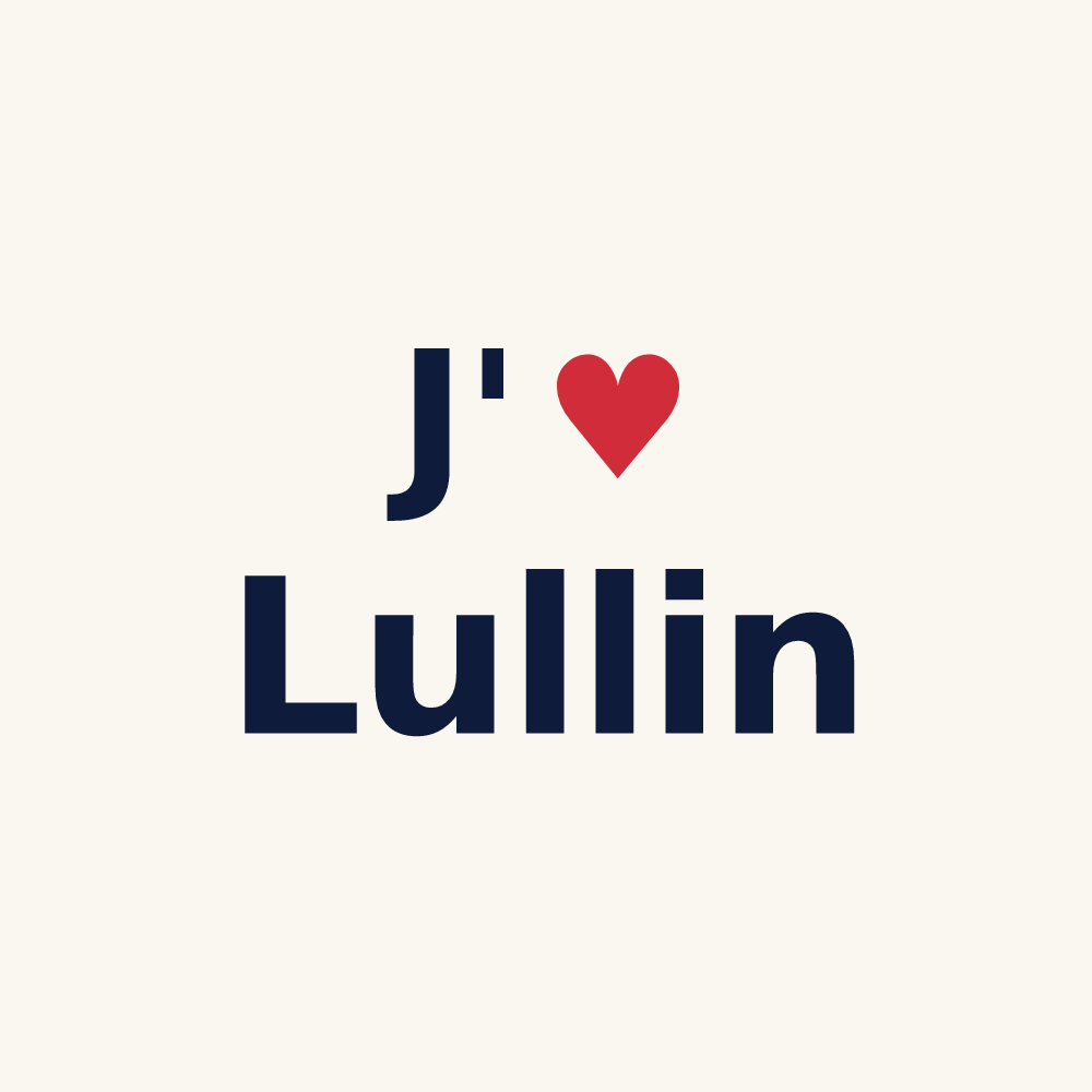 Tasse personnalisée Lullin — design J'aime Lullin