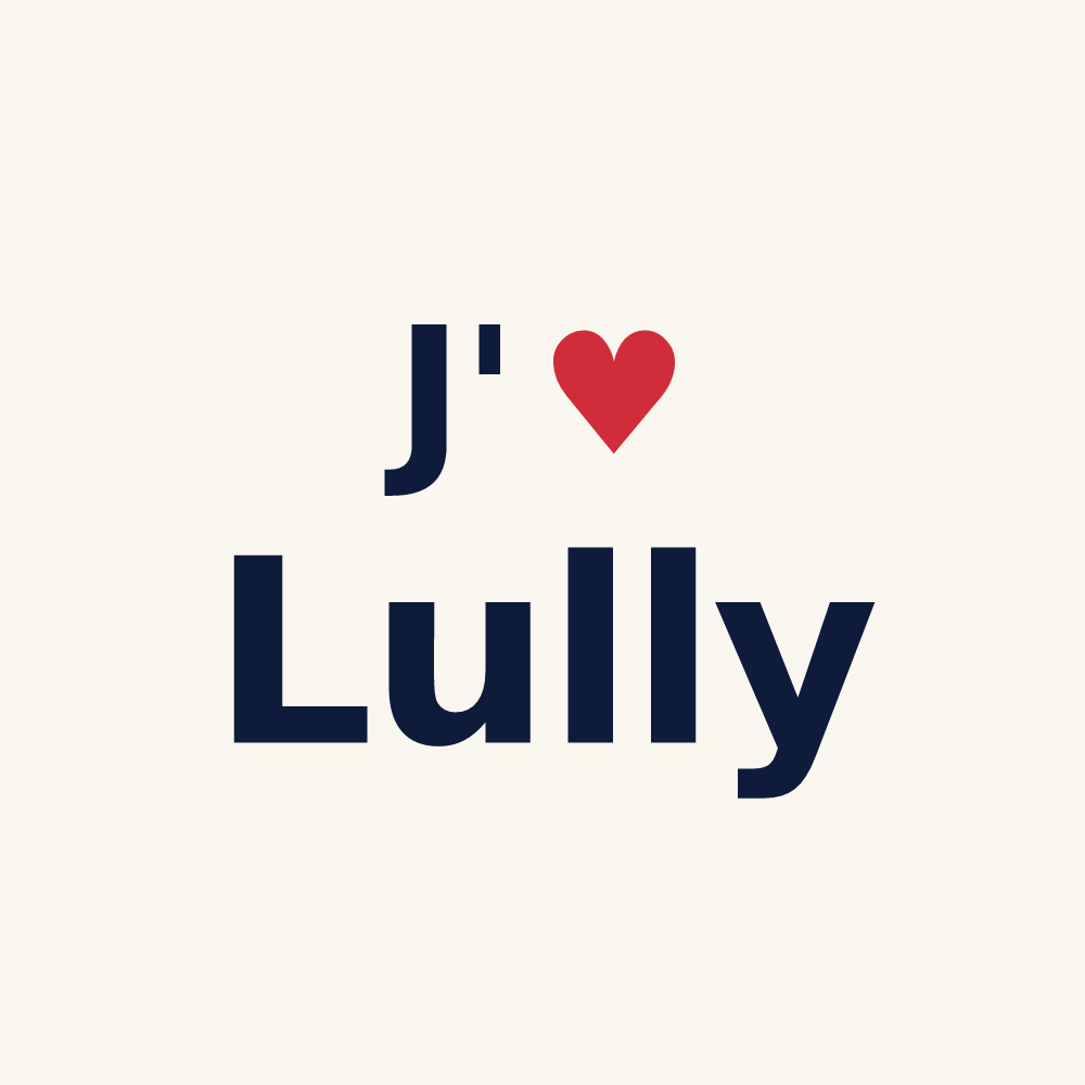 Tasse personnalisée Lully — design J'aime Lully