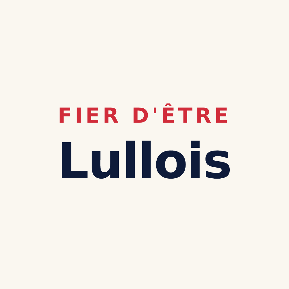 Tasse « Fier d'être Lullois » — design pour Lully