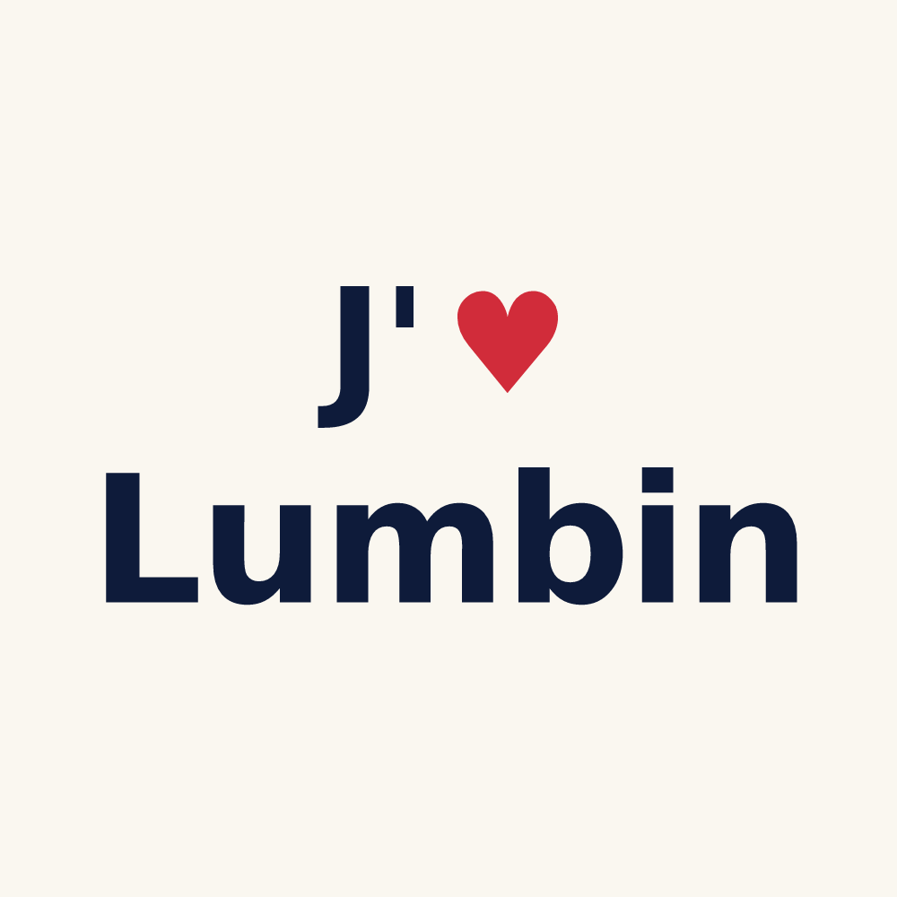 Tasse personnalisée Lumbin — design J'aime Lumbin
