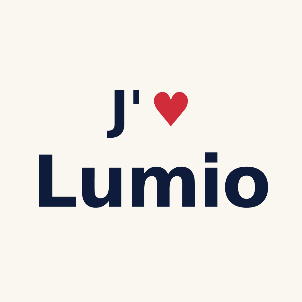 Tasse personnalisée Lumio — design J'aime Lumio