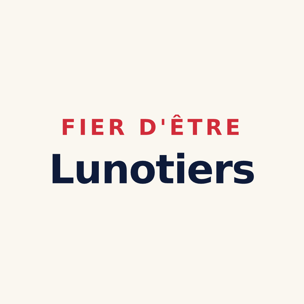 Tasse « Fier d'être Lunotiers » — design pour Lunay