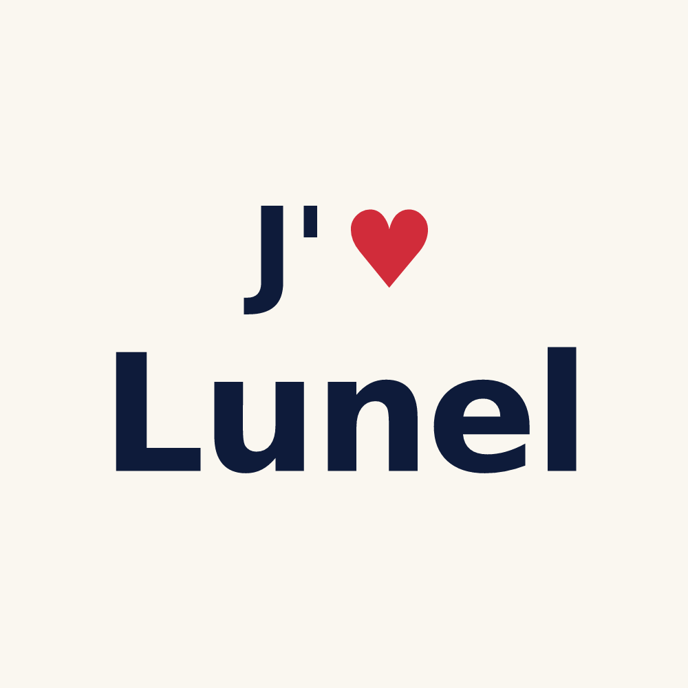 Tasse personnalisée Lunel — design J'aime Lunel