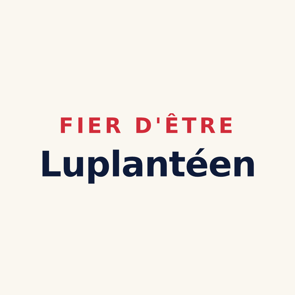 Tasse « Fier d'être Luplantéen » — design pour Luplanté