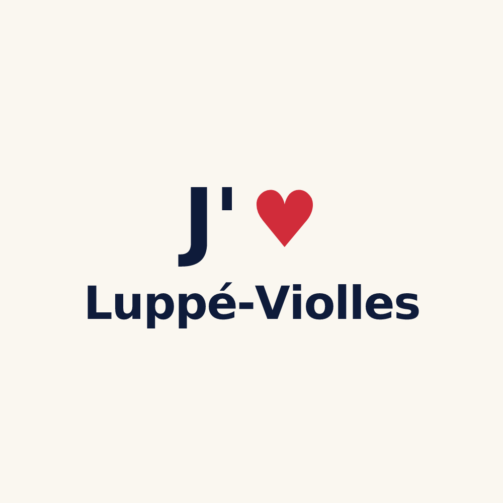 Tasse personnalisée Luppé-Violles — design J'aime Luppé-Violles