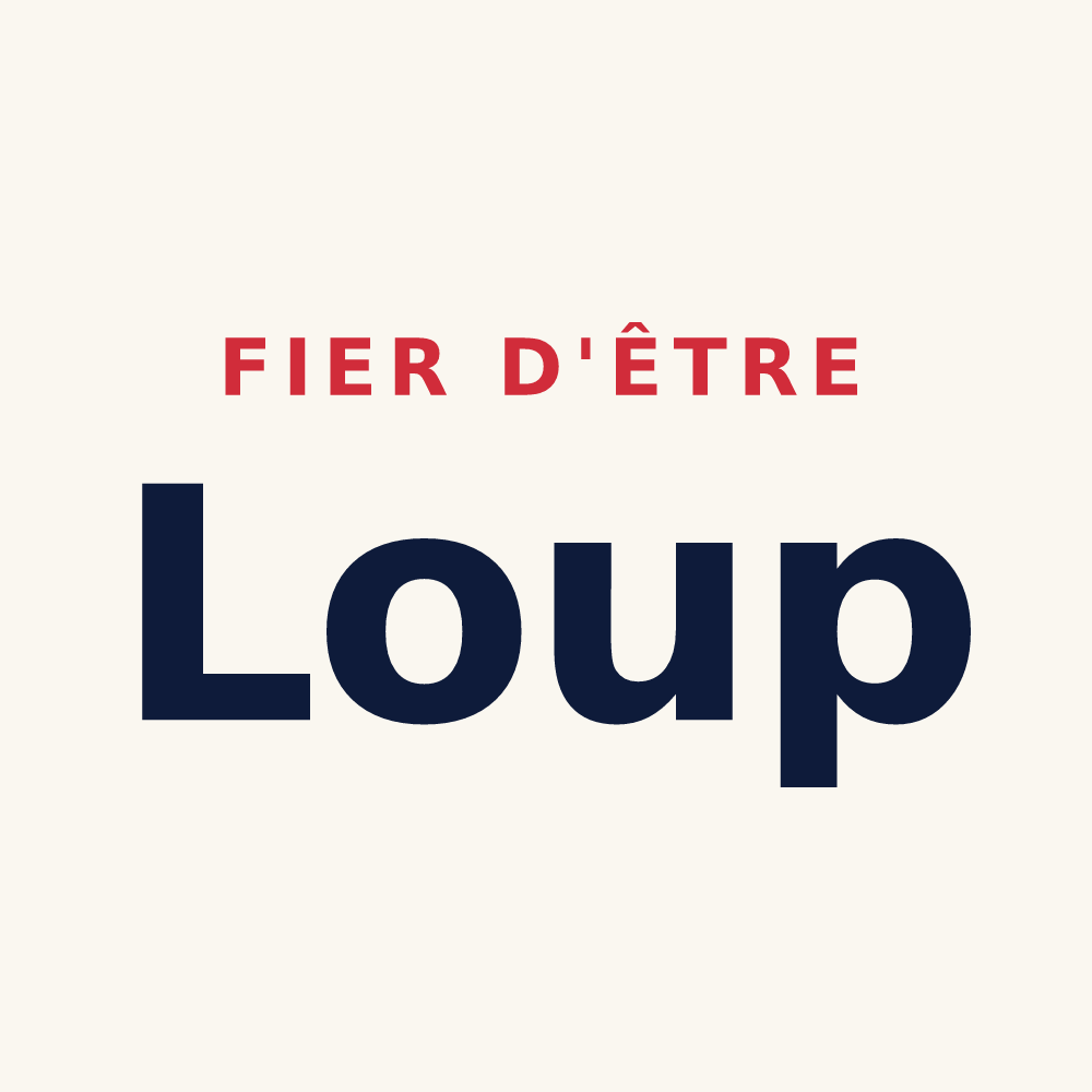 Tasse « Fier d'être Loup » — design pour Luppy