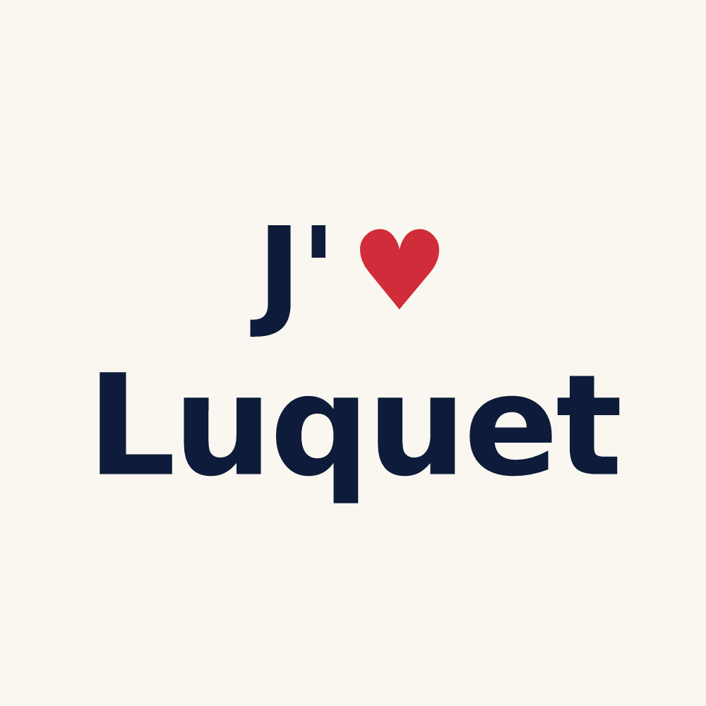 Tasse personnalisée Luquet — design J'aime Luquet