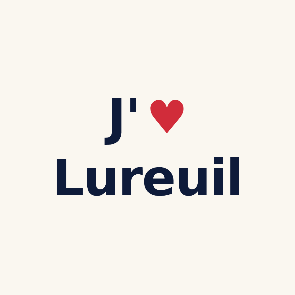 Tasse personnalisée Lureuil — design J'aime Lureuil