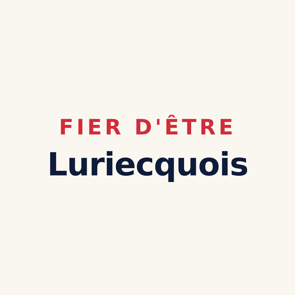 Tasse « Fier d'être Luriecquois » — design pour Luriecq