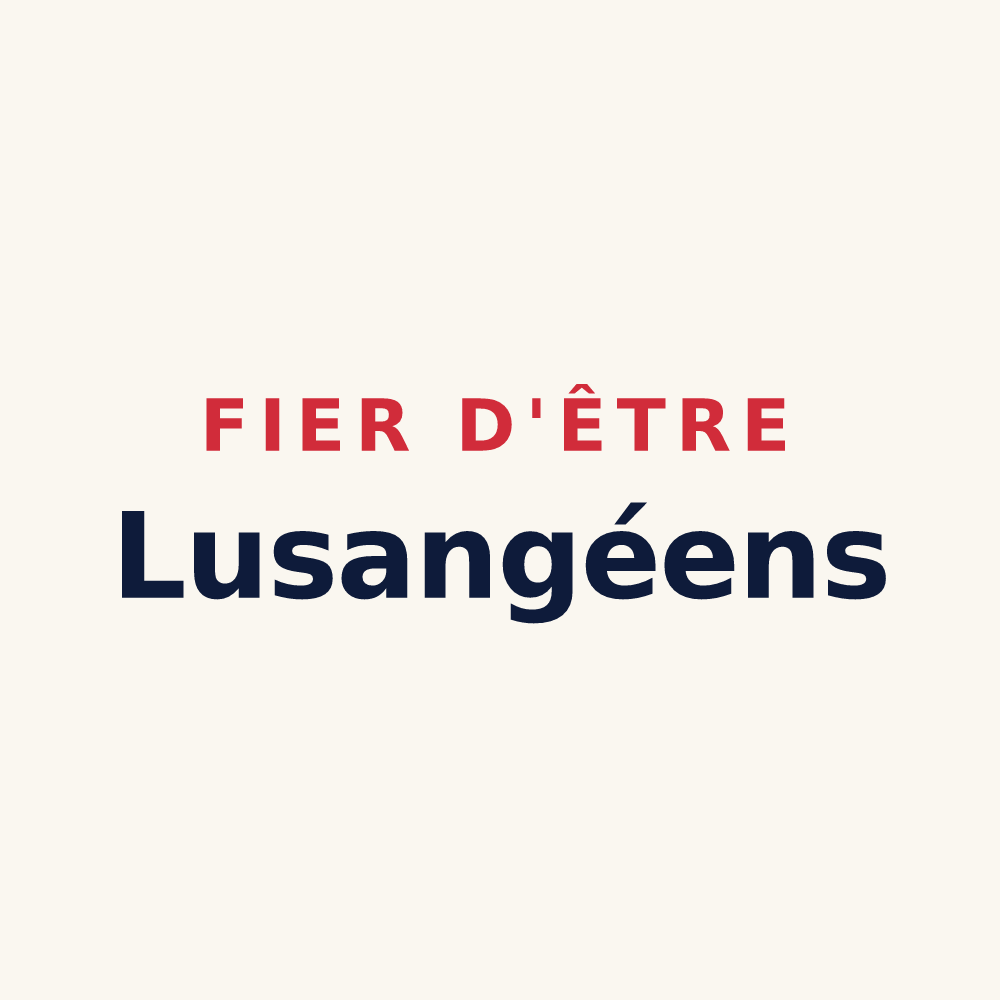 Tasse « Fier d'être Lusangéens » — design pour Lusanger