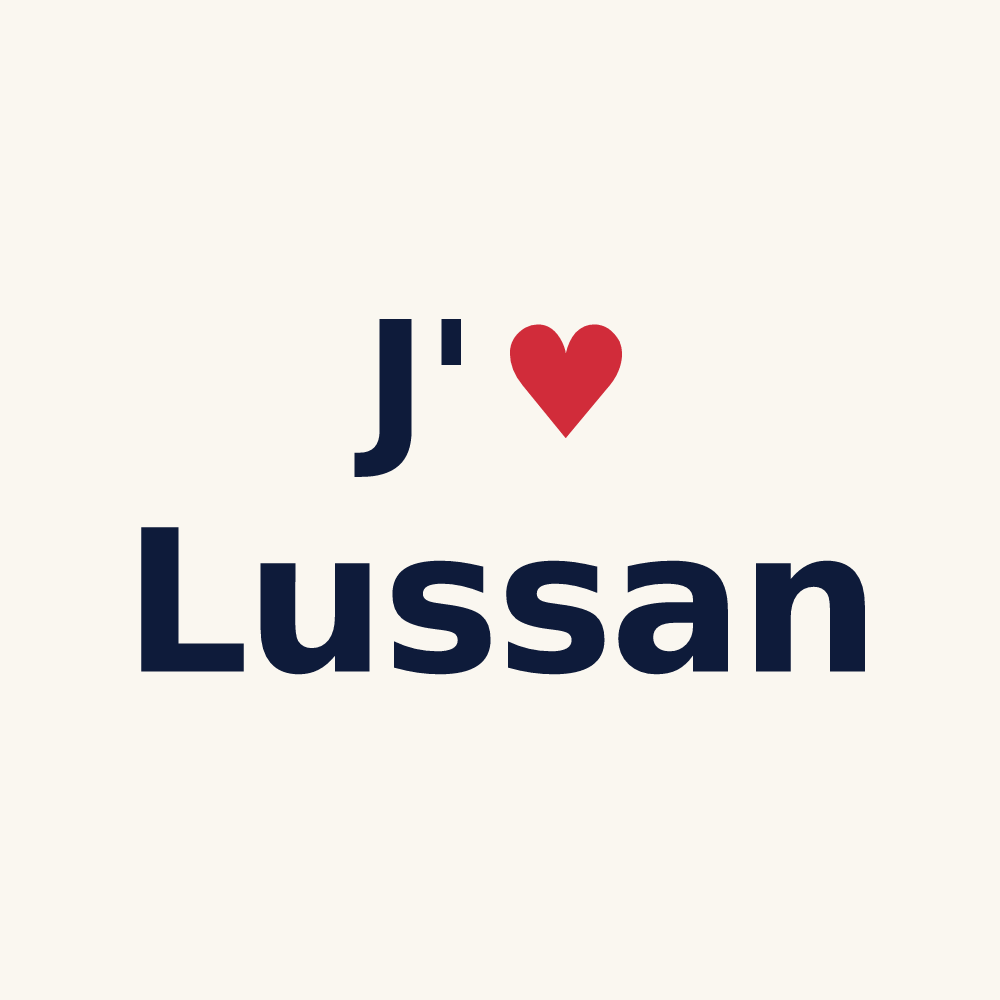 Tasse personnalisée Lussan — design J'aime Lussan
