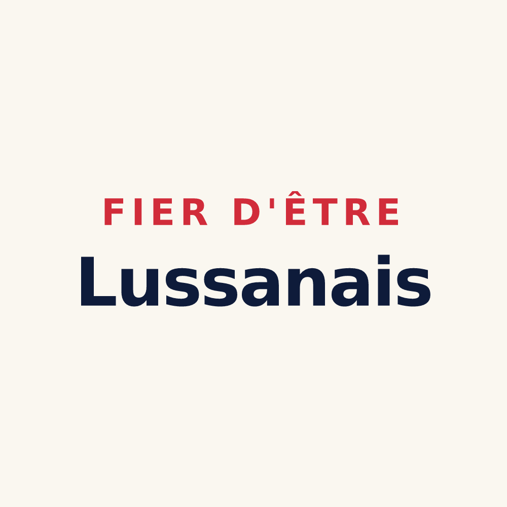 Tasse « Fier d'être Lussanais » — design pour Lussan