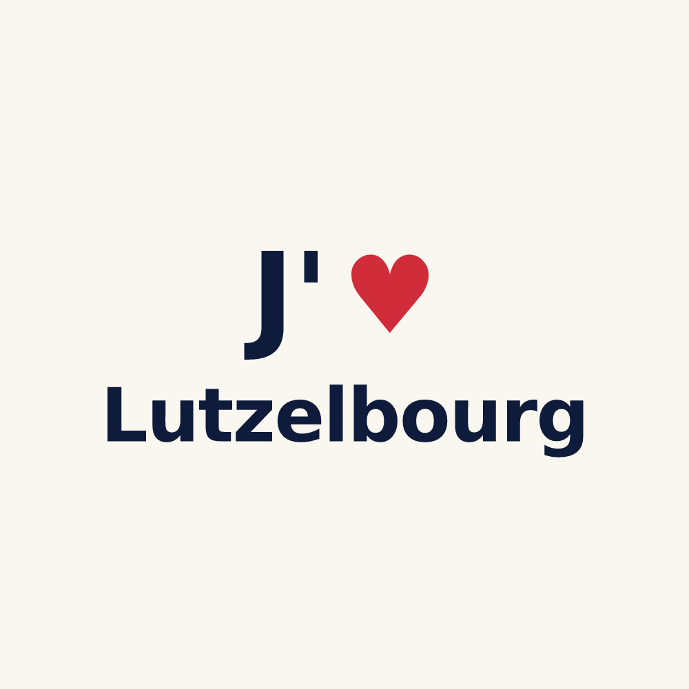 Tasse personnalisée Lutzelbourg — design J'aime Lutzelbourg