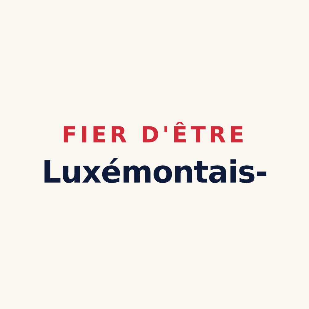 Tasse « Fier d'être Luxémontais- » — design pour Luxémont-et-Villotte