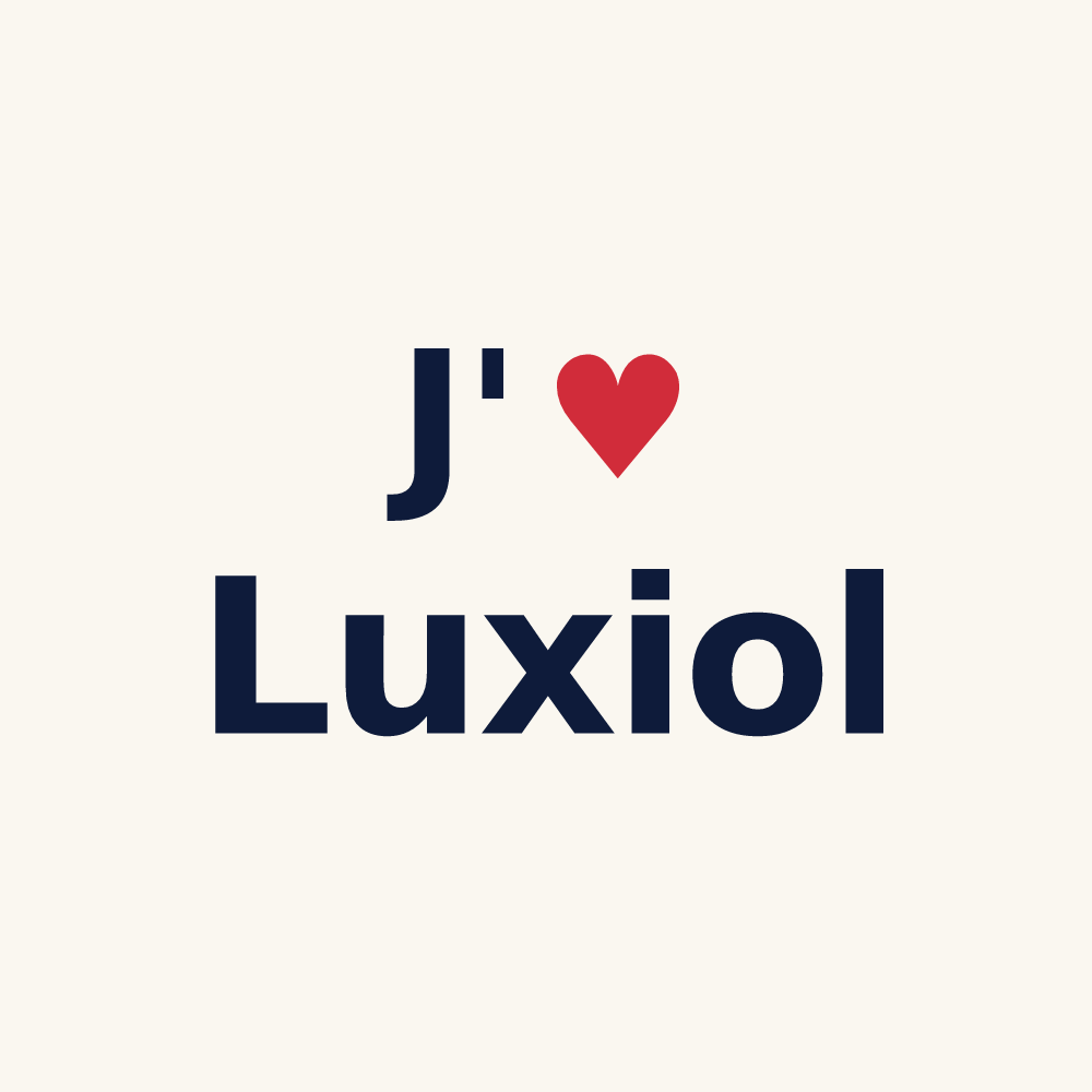 Tasse personnalisée Luxiol — design J'aime Luxiol