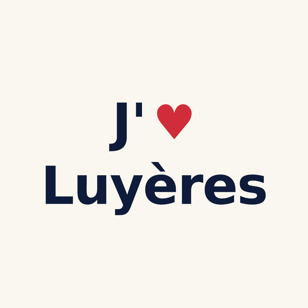 Tasse personnalisée Luyères — design J'aime Luyères