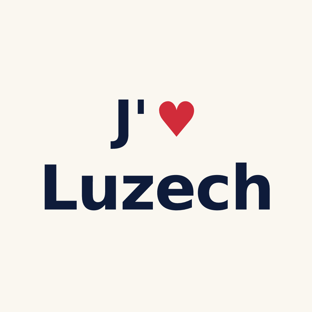Tasse personnalisée Luzech — design J'aime Luzech