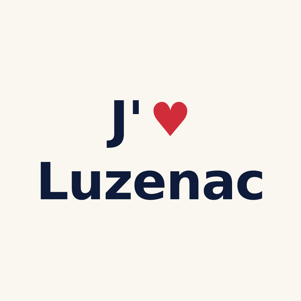 Tasse personnalisée Luzenac — design J'aime Luzenac