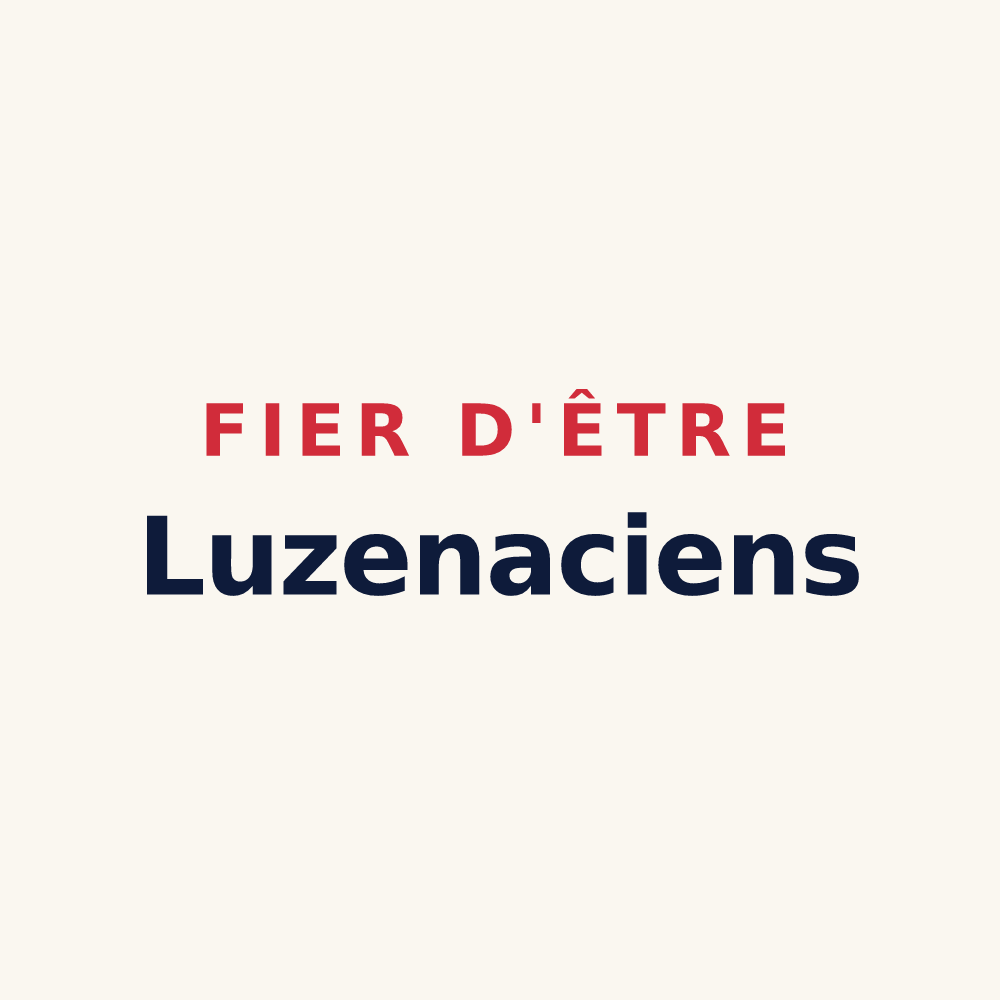Tasse « Fier d'être Luzenaciens » — design pour Luzenac