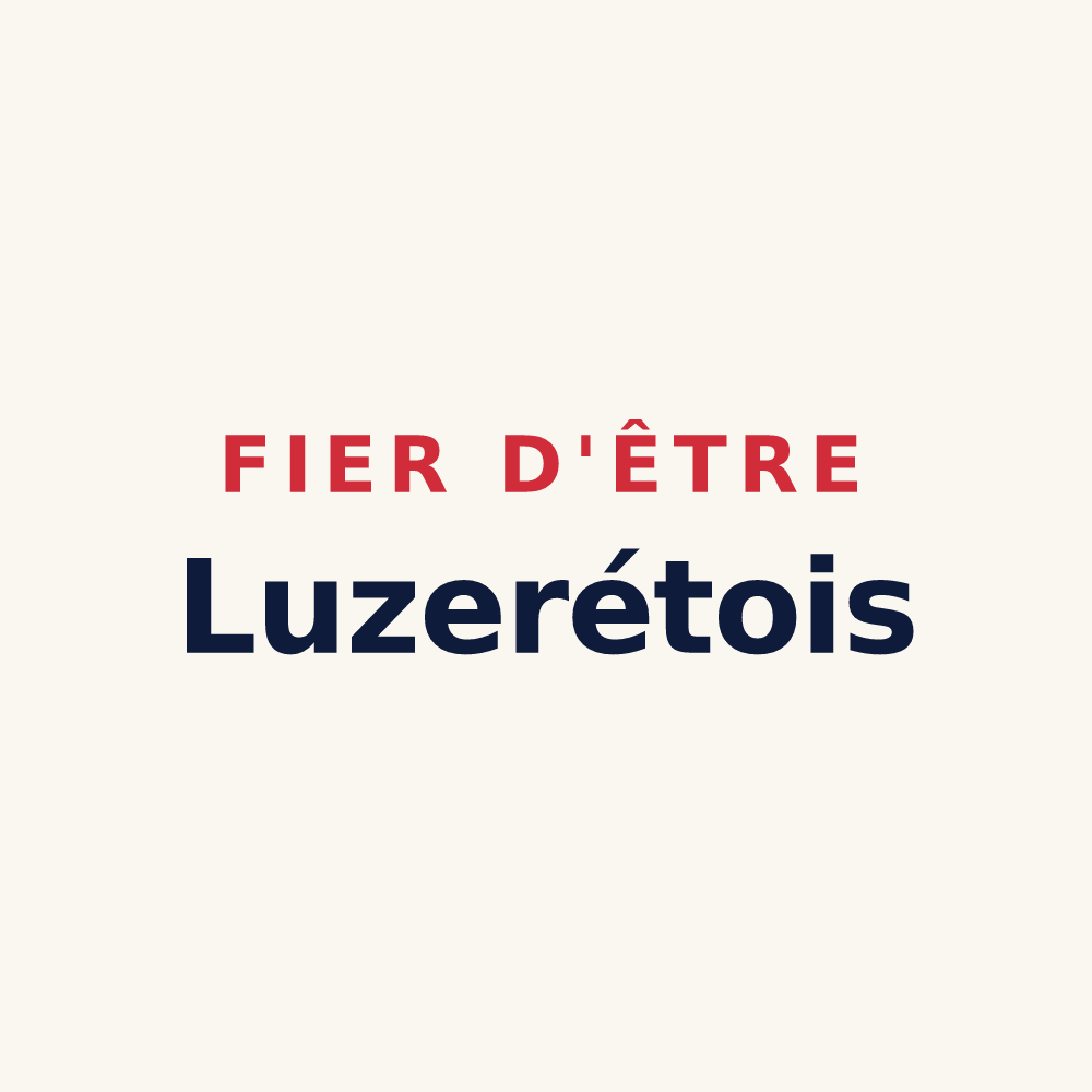 Tasse « Fier d'être Luzerétois » — design pour Luzeret